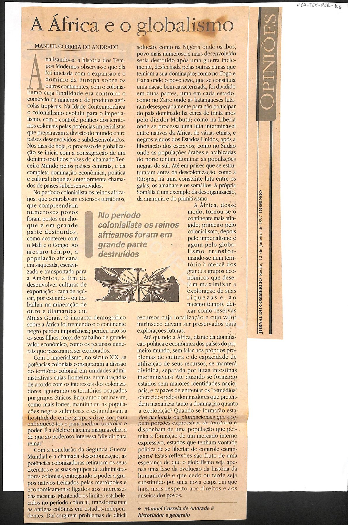 “A África e o globalismo”